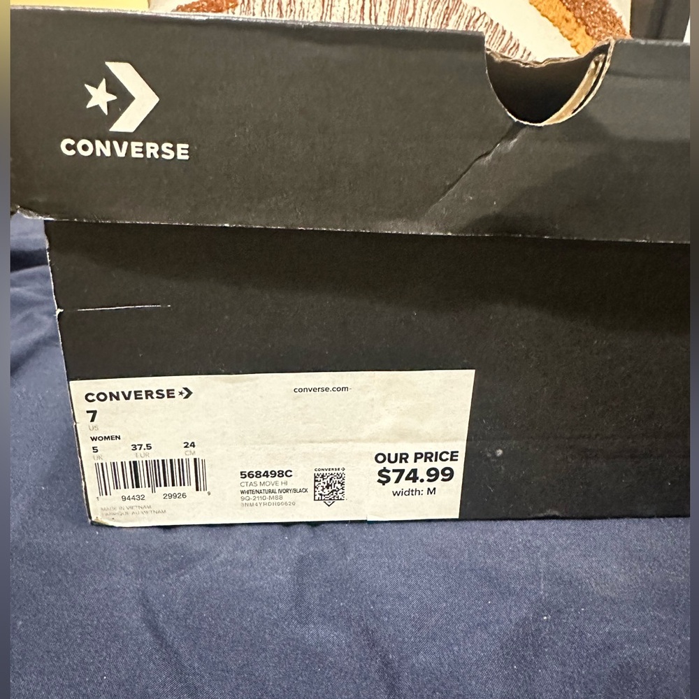 Converse Chuck Taylor All Star  Platform Hi Top Shoes Womens 7 - Picture 10 of 10